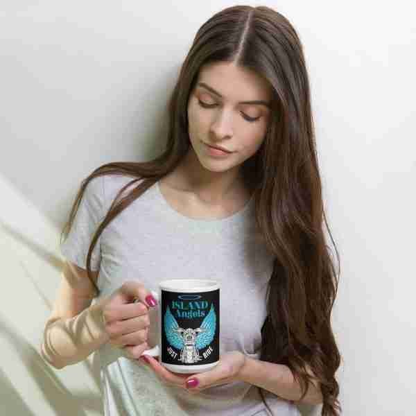 IA White glossy mug