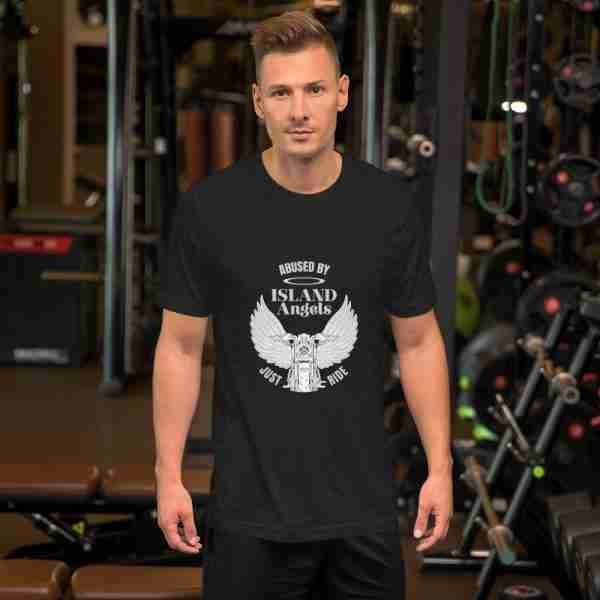 Abused By (smaller design) Unisex t-shirt