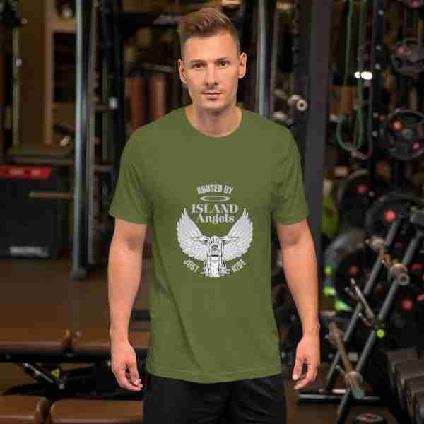 Abused By (smaller design) Unisex t-shirt - Image 9